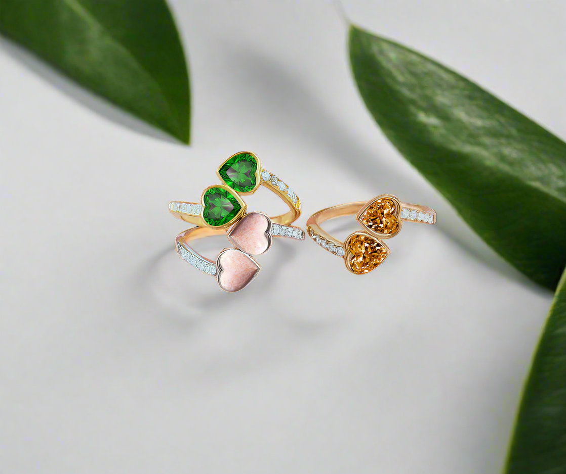 Crossover Twist Memorial Rings