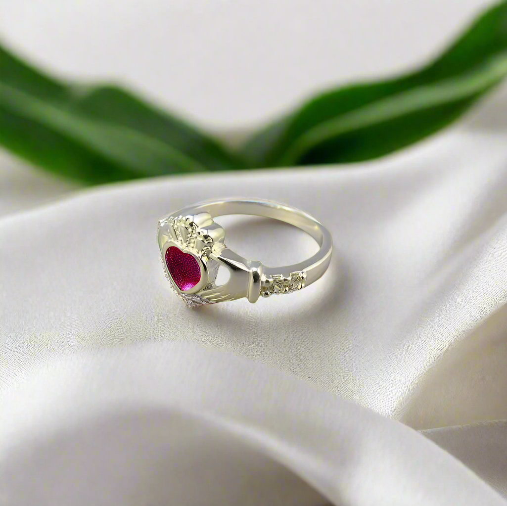 claddagh ashes memorial ring 