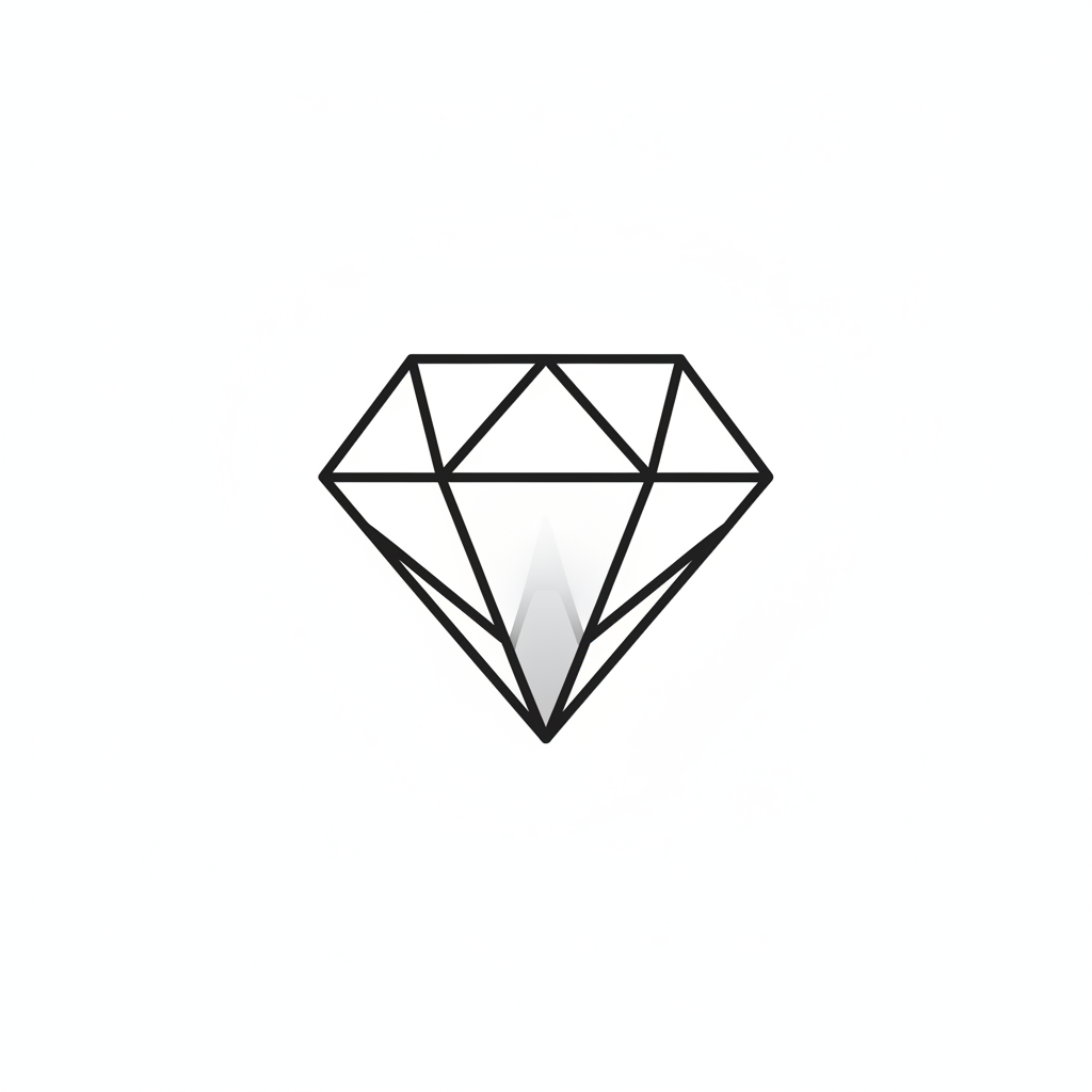 create three separate icons - one is a diamond, one is a winged heart, and the other is a home