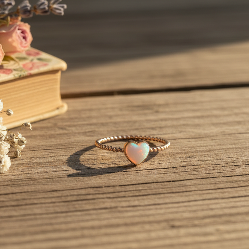 14ct gold ashes bobble ring