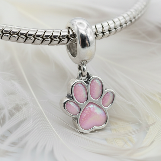 pawprint ashes pandora dangle charm