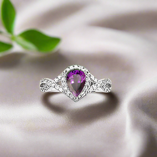 ashes teardrop halo crossover ring 